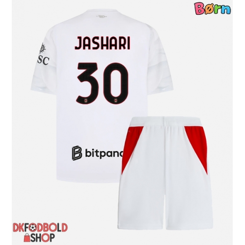 AC Milan Ardon Jashari #30 Udebanesæt Børn 2026-27 Kort ærmer (+ korte bukser)